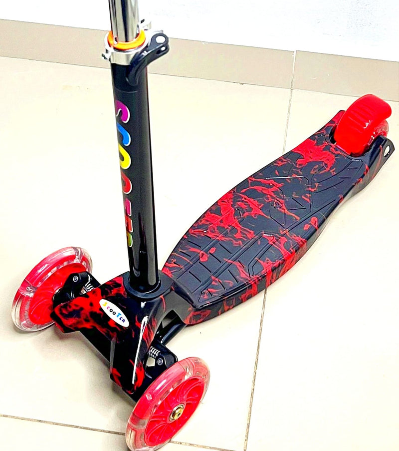 MONOPATÍN SCOOTER ESTAMPADA PATINETA CON LUCES EN LAS RUEDAS